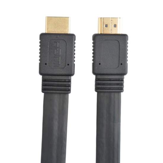 Cable HDMI 2.0, Alta Velocidad con Ethernet PLANO 4K@60Hz MANHATTAN 355599, 0.5 m, Macho, Negro 355599 355599 EAN UPC  - 355599