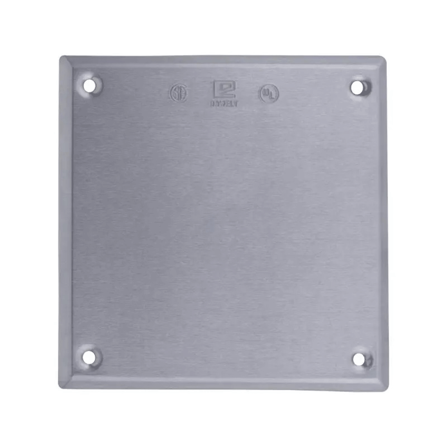 Tapa cuadrada ciega de aluminio para caja cuadrada TC-04-18 - TC-04-18