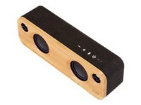 House of Marley Get Together Mini - Altavoz - para uso portátil - inalámbrico - Bluetooth - 2 vías - negro exclusivo - EM-JA013-SB