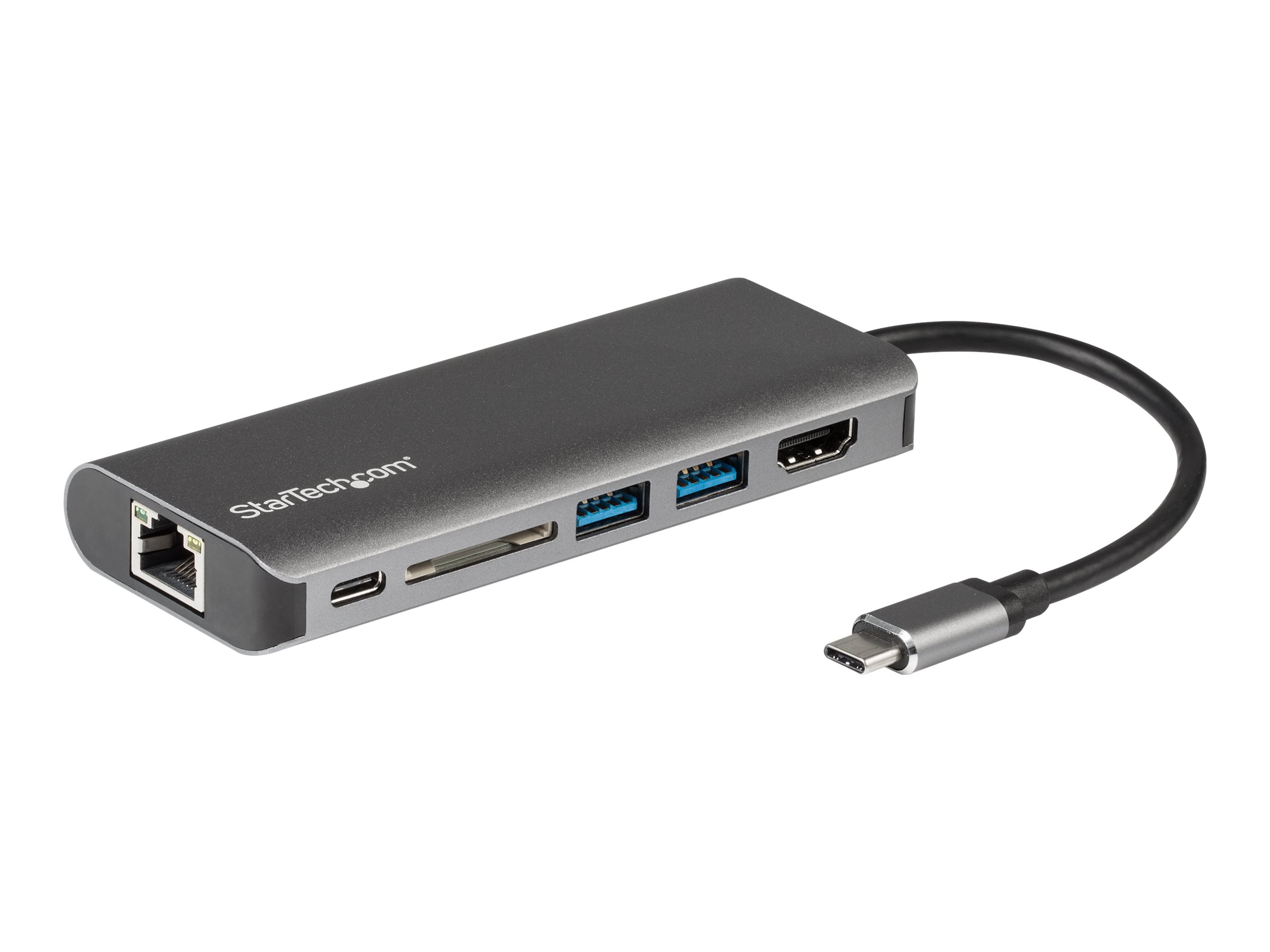 StarTechcom Docking Station para Ordenadores Portátiles USB-C - Replicador de Puertos USB Tipo C HDMI Red Ethernet Lector SD - con PD - NUEVA VERSIÓN DISPONIBLE DKT30CSDHPD3 DKT30CSDHPD - Estación de conexión - USB-C / Thunderbolt 3 - 1GbE - para P/N ARMPIVOTE2 ARMPIVOTV2 ARMUNONB1 FPPNEUSTND LTRISERP MONSTADJD MONSTADJDL - DKT30CSDPAQ-756D