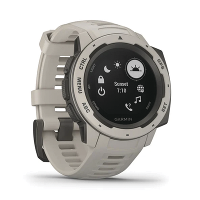 Reloj Garmin Instinct color tundra, ideal para uso en deportes o actividades al aire libre  <br>  <strong>Código SAT:</strong> 54111500 <img src='https://ftp3.syscom.mx/usuarios/fotos/logotipos/garmin.png' width='20%'>  - GARMIN