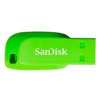 MEMORIA SANDISK 16GB USB 2.0 CRUZER BLADE Z50 ELECTRIC GREEN - SDCZ50C-016G35GE