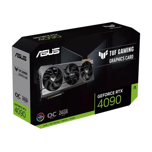 TARJETA DE VIDEO ASUS TUF-RTX4090-O24G-GAMING 24GB OC GDDR6X DLSS3 - ASUS