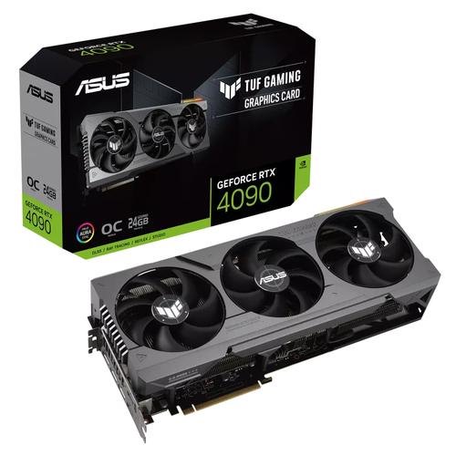 TARJETA DE VIDEO ASUS TUF-RTX4090-O24G-GAMING 24GB OC GDDR6X DLSS3 - ASUS