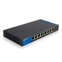 SWITCH LINKSYS LGS108P 8 PUERTOS GIGABIT CON 4 PUERTOS POE 30 WATTS POR PUERTO QOS - LINKSYS