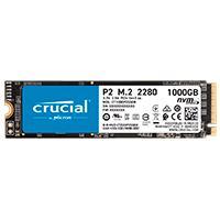 UNIDAD DE ESTADO SOLIDO SSD CRUCIAL P2 NVME M.2 2280 1TB PCIE GEN 3X4 3DNAND LECT.2400/ ESCR.1800 MB/S  - CT1000P2SSD8