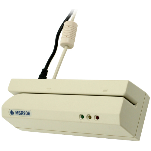 LECTOR GRABADOR DE 3 PISTAS  INTERFAZ USD - MSR206-33U