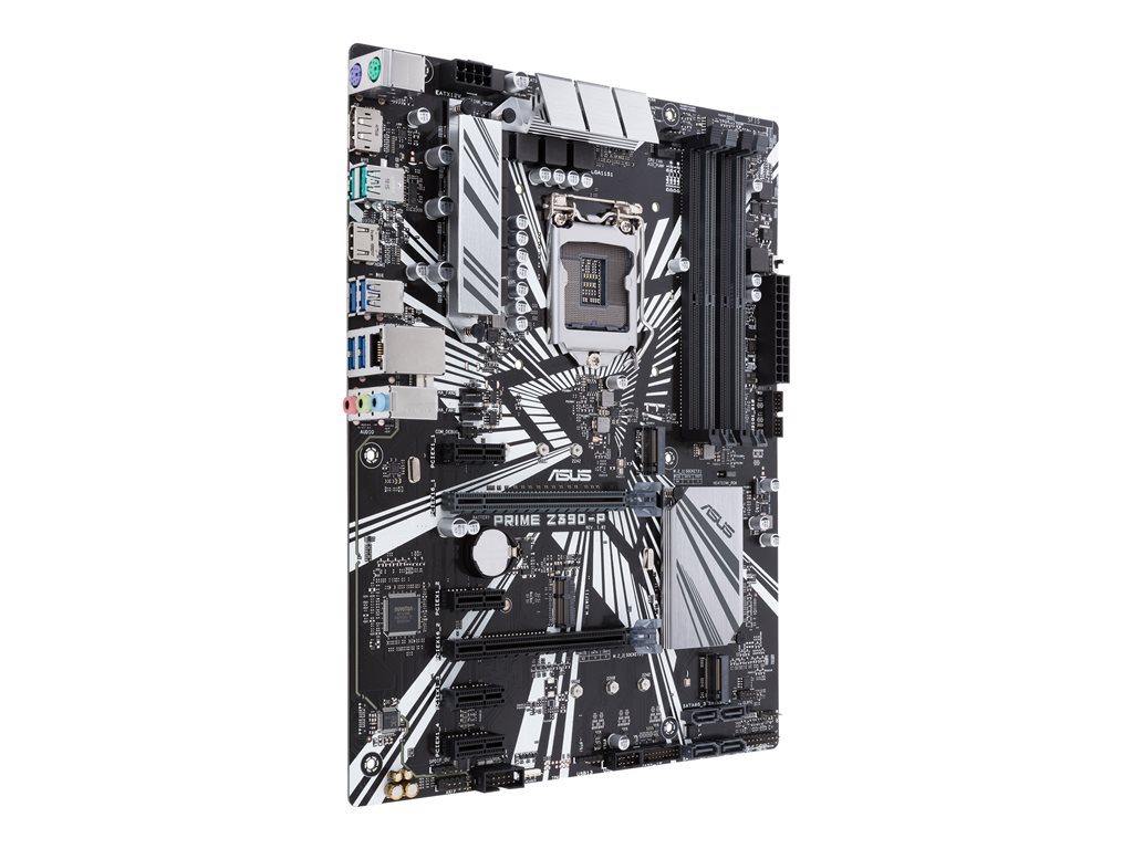 ASUS PRIME Z390-P - Placa base - ATX - LGA1151 Socket - Z390 - USB 31 Gen 1 USB 31 Gen 2 - Gigabit LAN - Tarjeta gráfica CPU necesaria - HD Audio 8-canales - Compatible con Procesadores de 8va y 9na Generación - ASUS