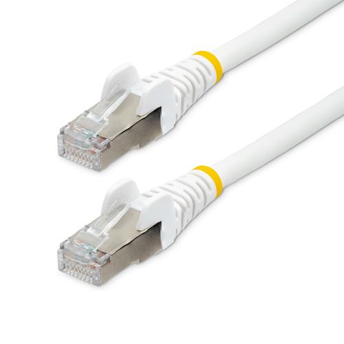 CABLE 1.8M DE RED CAT6A BLANCO SNAGLESS POE 100W RJ45 UPC  - NLWH-6F-CAT6A-PATCH