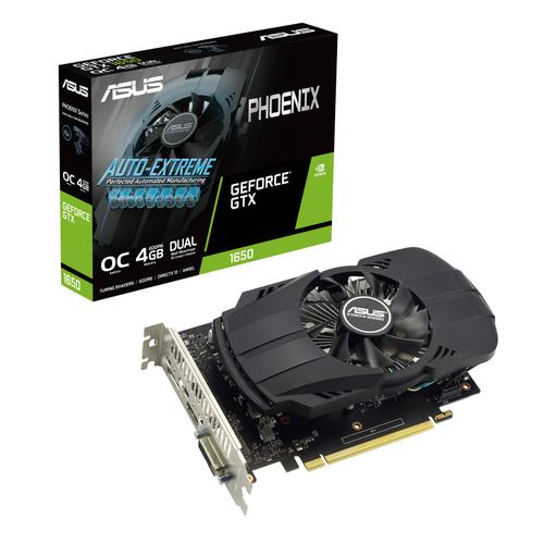 VGA ASUS PH GTX1650 O4GD6 P EVO 4GB DDR6 128BIT 2SLOT 1HDMI 1DVI 1DP PH GTX1650 O4GD6 P EVO - ASUS