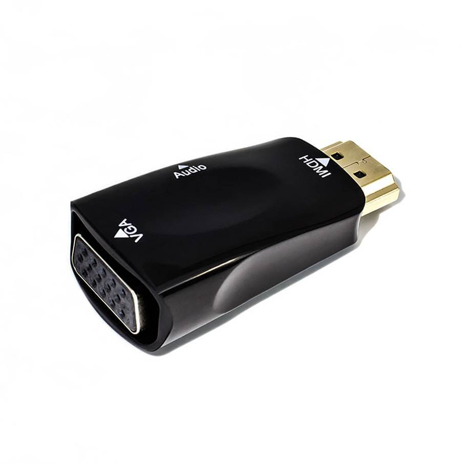 CONVERTIDOR VORAGO ADP-208C HDMI A VGA AUDIO MICRO HDMI MINI HDMI - ADP-208C
