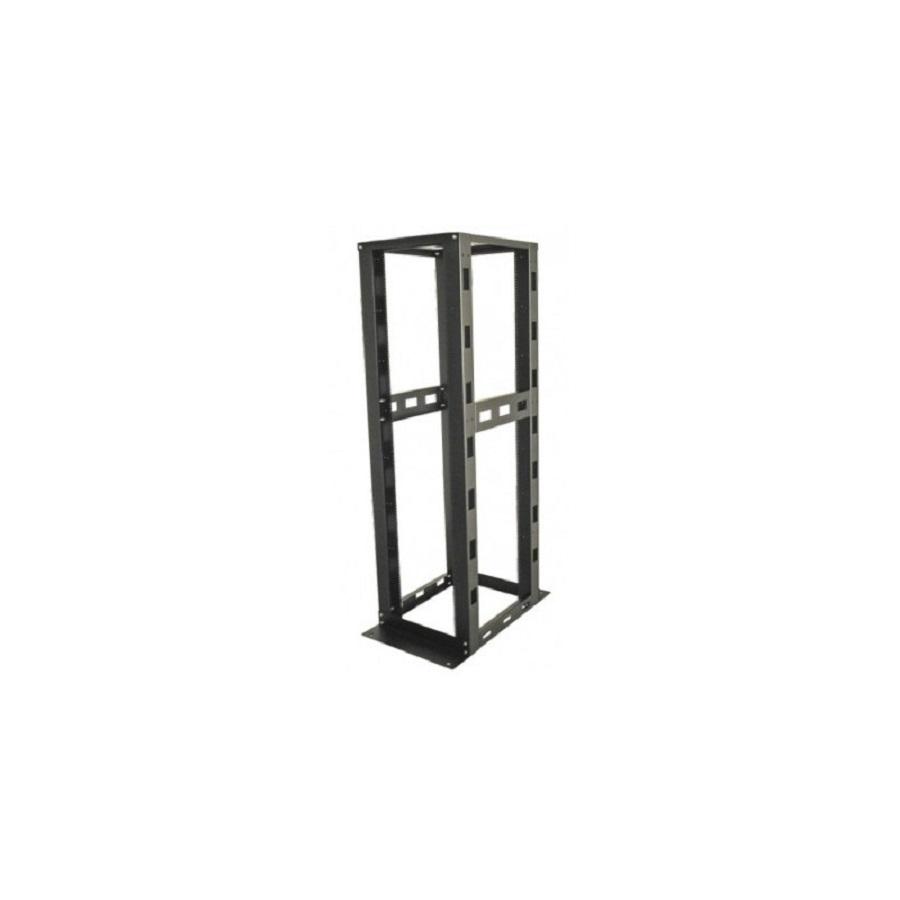 RACK NORTH SYSTEM 45 U.R. 4 POSTES 19 O 23 PULGADAS ACERO NEGRO TEXTURIZADO  - NORTH075KT