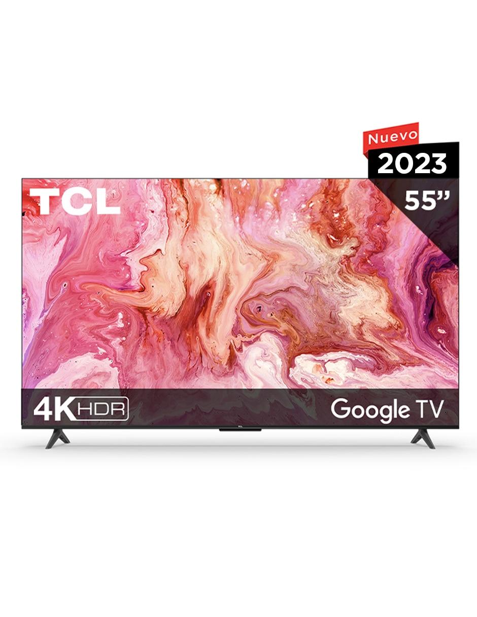 LED UHD 4K TCL 55 SMART TV Google Tv Control remoto por voz Sonido Tridimensional Digital DiseÃo Slim sin bordes - 55S454