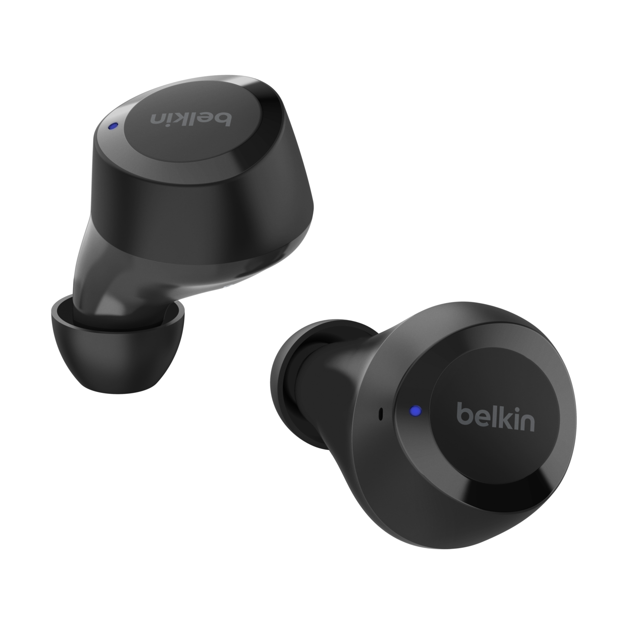 Belkin SoundForm Bolt - Auriculares inalámbricos con micro - en oreja - Bluetooth - negro - para Apple iPhone 14 14 Plus 14 Pro 14 Pro Max Samsung Galaxy S22 5G S22 Ultra 5G S22 5G - BELKIN