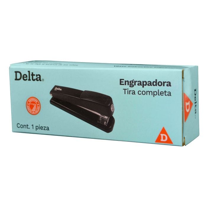 Engrapadora metálica Barrilito de tira c Engrapa hasta 25 hojas a la vez, utiliza grapas estándar 26/6, dos tipos de engrapado: cerrado/permanente o abierto/alfiler, tira completa, cuerpo metálico                                                                                                     ompleta                                  - DE02