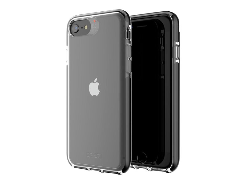 Gear4 - Tapa protectora Piccadilly - para iPhone SE - Transparente / Negro - 702005424