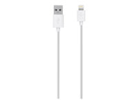 Belkin MIXIT Cable de carga y sincronización Lightning a USB - Cable Lightning - Lightning macho a USB macho - 12 m - blanco - BELKIN