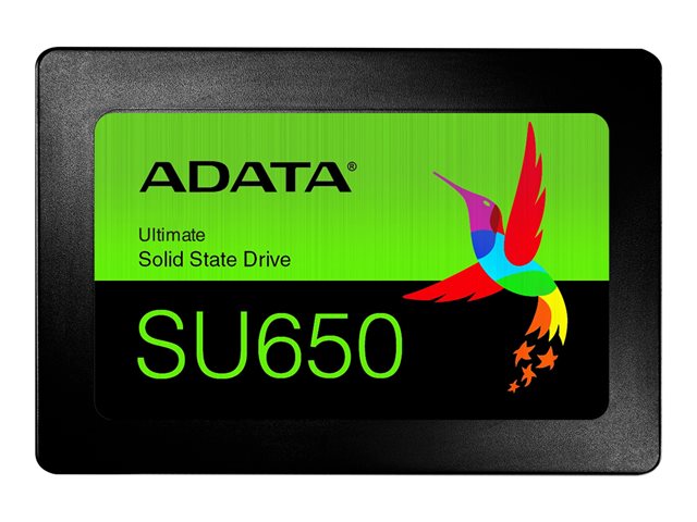 ADATA Ultimate SU650 - SSD - 960 GB - interno - 25 - SATA 6Gb/s - ASU650SS-960GT-R