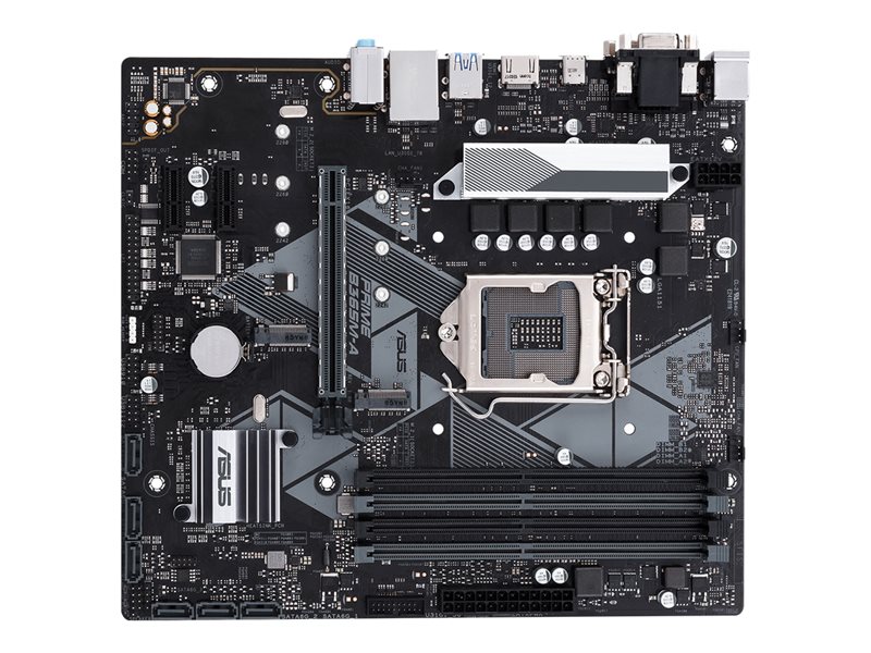 ASUS PRIME B365M-A - Placa base - micro ATX - LGA1151 Socket - B365 Chipset - USB 31 Gen 1 USB-C Gen1 - Gigabit LAN - Tarjeta gráfica CPU necesaria - HD Audio 8-canales - ASUS