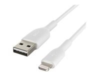 Belkin BOOST CHARGE - Cable Lightning - Lightning macho a USB macho - 2 m - blanco - BELKIN