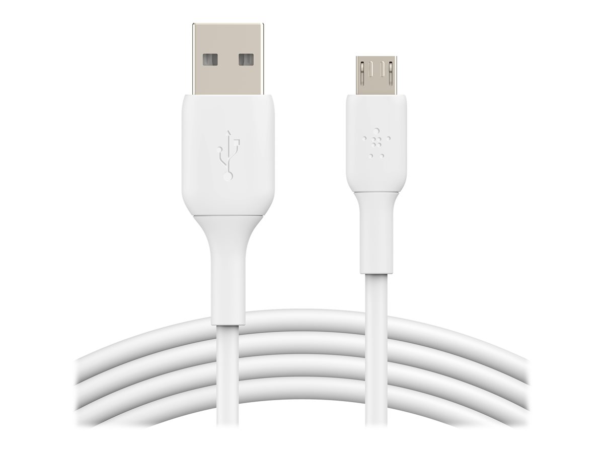 Belkin BOOSTCHARGE cable USB 1 m USB A Micro-USB B Blanco CAB005BT1MWH - BELKIN