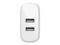 Belkin - - 24 vatios - 48 A - 2 conectores de salida 2 x USB - WCB002dqWH