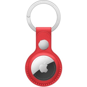 AIRTAG LEATHER KEY RING (PRODUCT) RED UPC 0194252467572 - MK103ZM/A