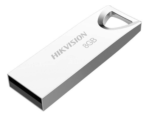 Memoria USB Hikvision HS-USB-M200/8G de 8GB, Color Plata,  USB 2.0, Velocidad de Lectura 20MB/s y Velocidad de Escritura 10 MB/s.  HS-USB-M200/8G HS-USB-M200/8G EAN UPC  - HS-USB-M200/8G