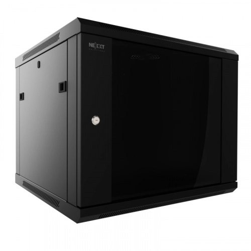 Nexxt Solutions - Rack armario - instalable en pared - RAL 9005 negro barniz - 15U - 19 - NPC-P15U65B