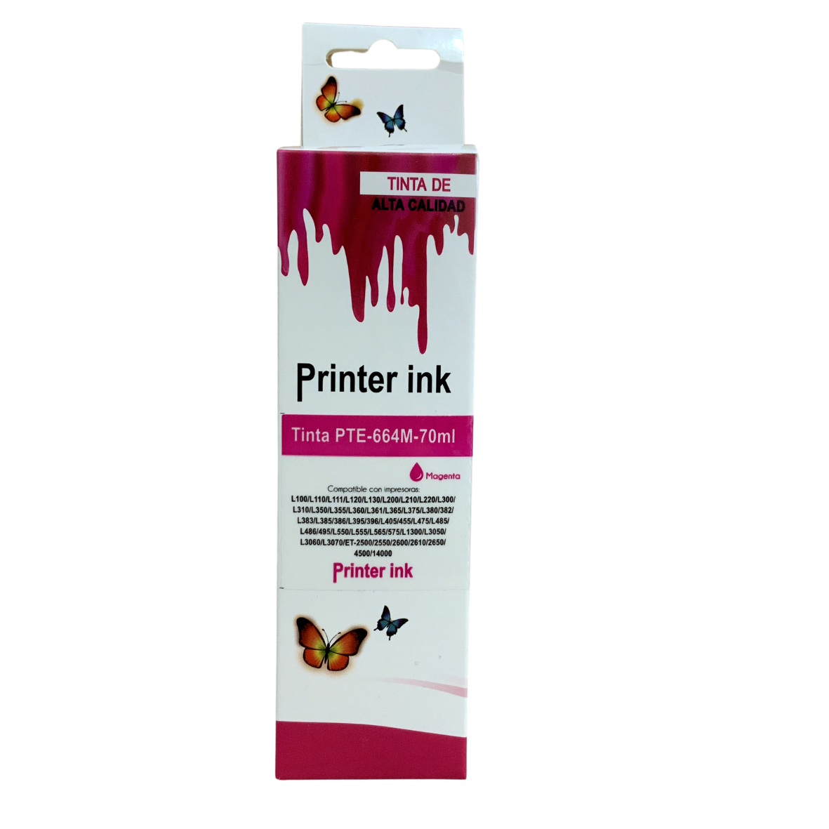 Toner genericos PTE664M70ml 664M70ml Color M - PTE-664M-70ml