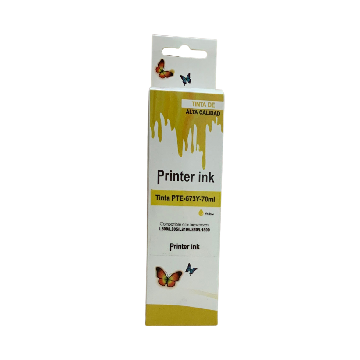 Toner genericos PTE673Y70ml 673Y70ml Color Y - PTE-673Y-70ml