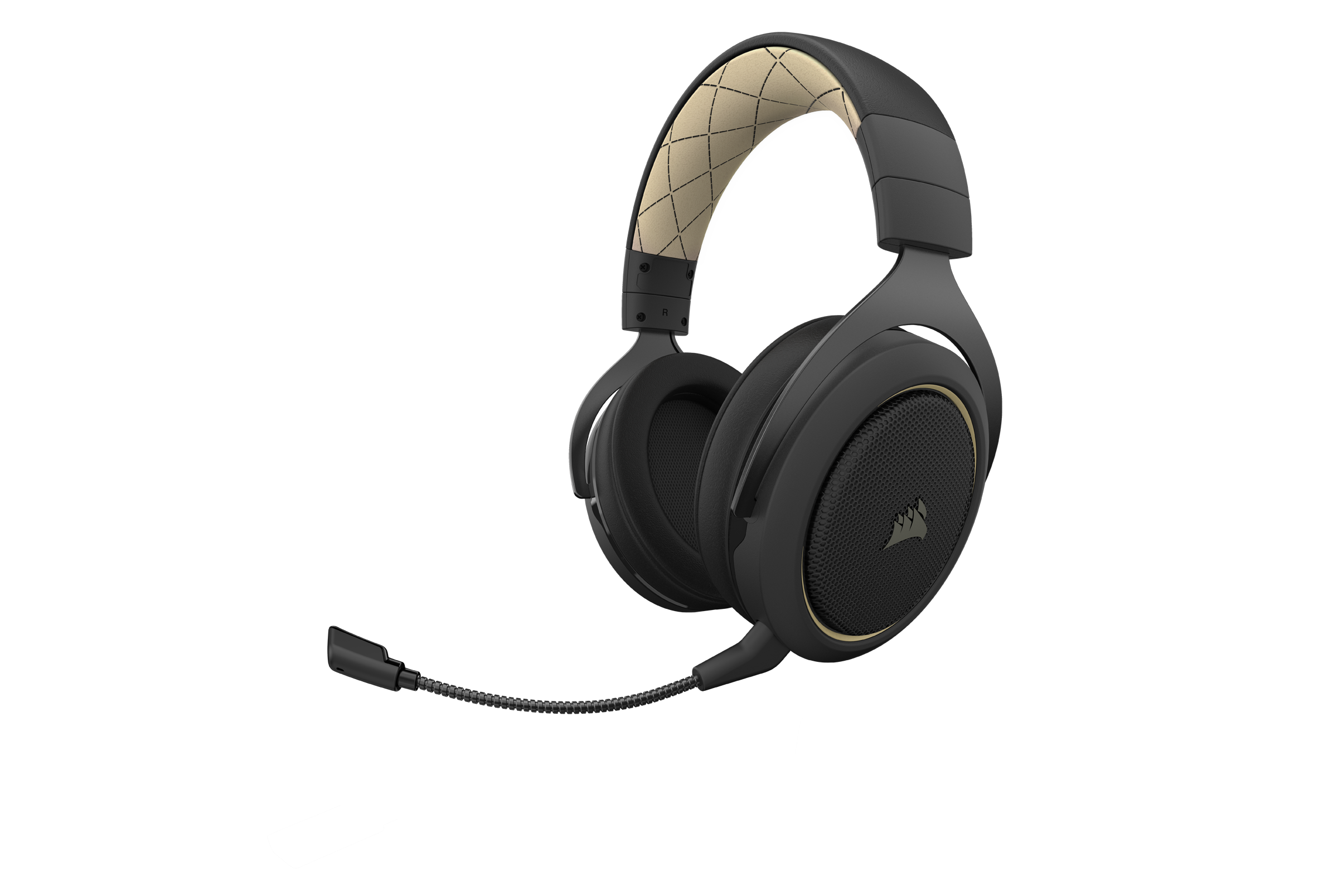 HEADSET CORSAIR HS70 PRO WIRELESS 7.1 USB CREAM CA-9011210-NA - CA-9011210-NA