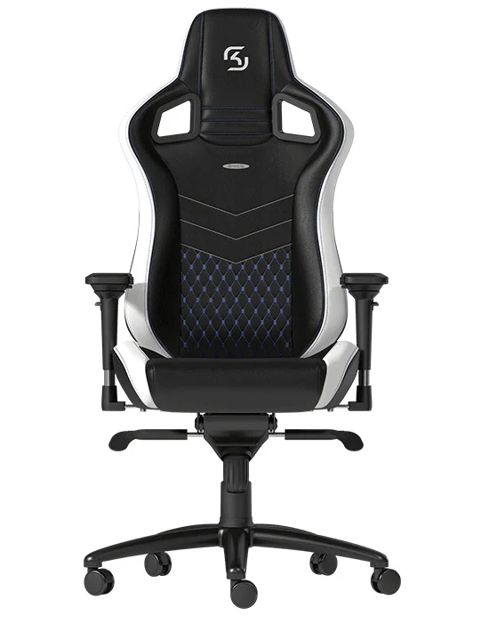 NOBLECHAIRS EPIC LIMITED EDITION BLACK/WHITE/BLUE - GAMING C NBL-PU-BWB-001 - Código: NBL-PU-BWB-001 | Compra en Guadalajara