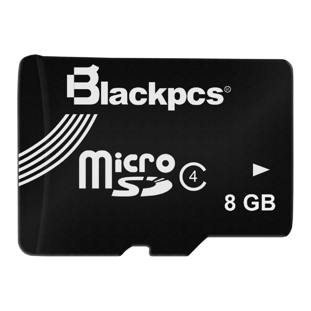 MEMORIA MICRO SD BLACKPCS CL4 8GB C/ADAPTADOR (MM4101A-8) - BLACKPCS