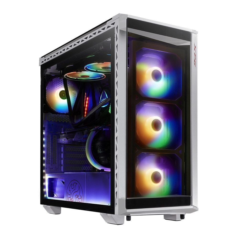 GABINETE GAMER ADATA XPG BATTLECRUISER MEDIA TORRE CRISTAL TEMPLADO TIPO C GEN1X1 2USB30 NEGRO BATT - ADATA GAMER