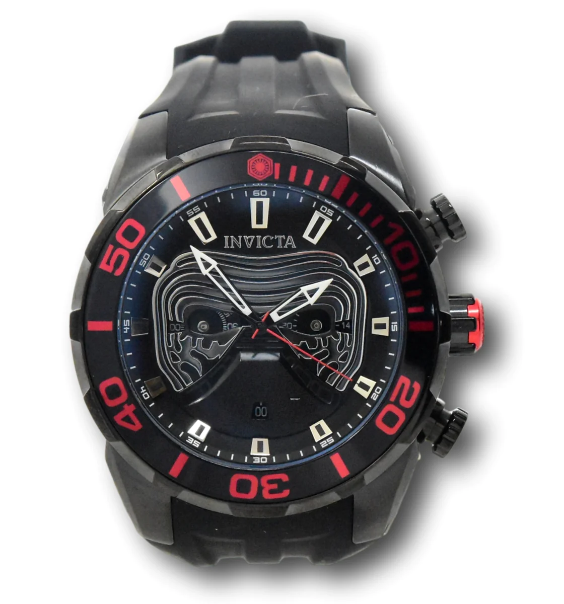 INVICTA Star Wars Men 52mm Stainless Steel Black BlackRed d - INVICTA