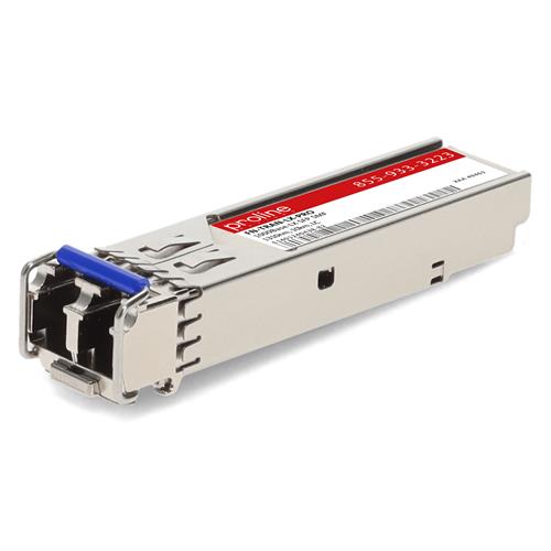 1GE SFP LX transceiver module 10km range 40C to 85C over SMF for systems with SFP and SFP/SFP slots - FN-TRAN-LX