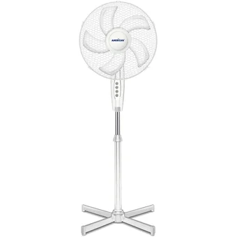 VENTILADOR AMERICAN PEDESTAL 3 ASPAS 3VEL BLANCO 7216 - Código: 7216 | Compra en Guadalajara