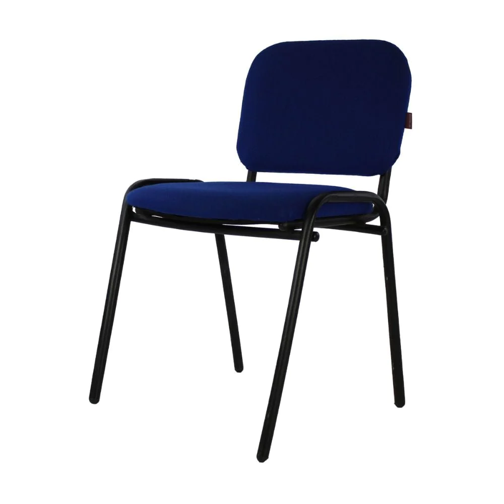 Silla fija MUNDO IN modelo 104z color ne Tubo metalica mate, asiento y respaldo de madera acojinado con espuma y tapizada con tela tipo pliana unido por medio de tornilleria la convierte en una dosis perfecta de comodidad y buen diseño                                                              gro                                      - SILL0540292