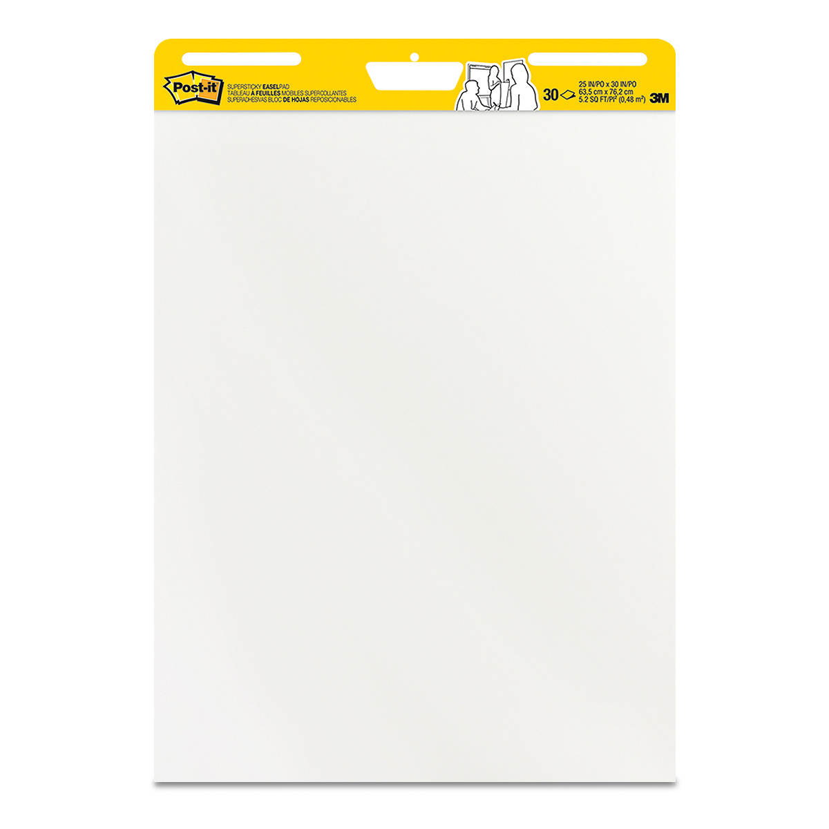 Rotafolio blanco Mod. 559ss 3M 25x30 pul Mejora la comodidad y productividad, almacena todo de manera ordenada, con 30 hojas                                                                                                                                                                             gadas 1 pieza                            - POST-IT