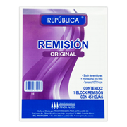 Remisión esquela duplicado Rayter, papel Remisión esquela duplicado Rayter, papel blanco y azul, block 22 juegos                                                                                                                                                                                         blanco y azul, blíster con 4             - NULL