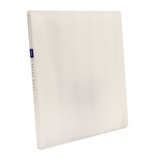 Libro de presentación Oxford carta color Ideal para guardar documentos y protegerlos de manchas, polvo, agua, etc., los documentos se ven con facilidad, con 10 bolsas transparentes internas, para documentos de uso continuo o para archivo muerto.                                                    blanco                                   - F909B