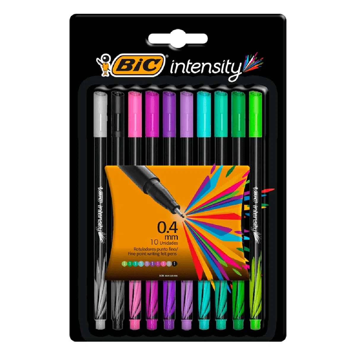 PLUMILES BIC INTENSITY 0.4MM CALIDOS ROTULADOR 0.4MM COLORES FASHION. - BIC