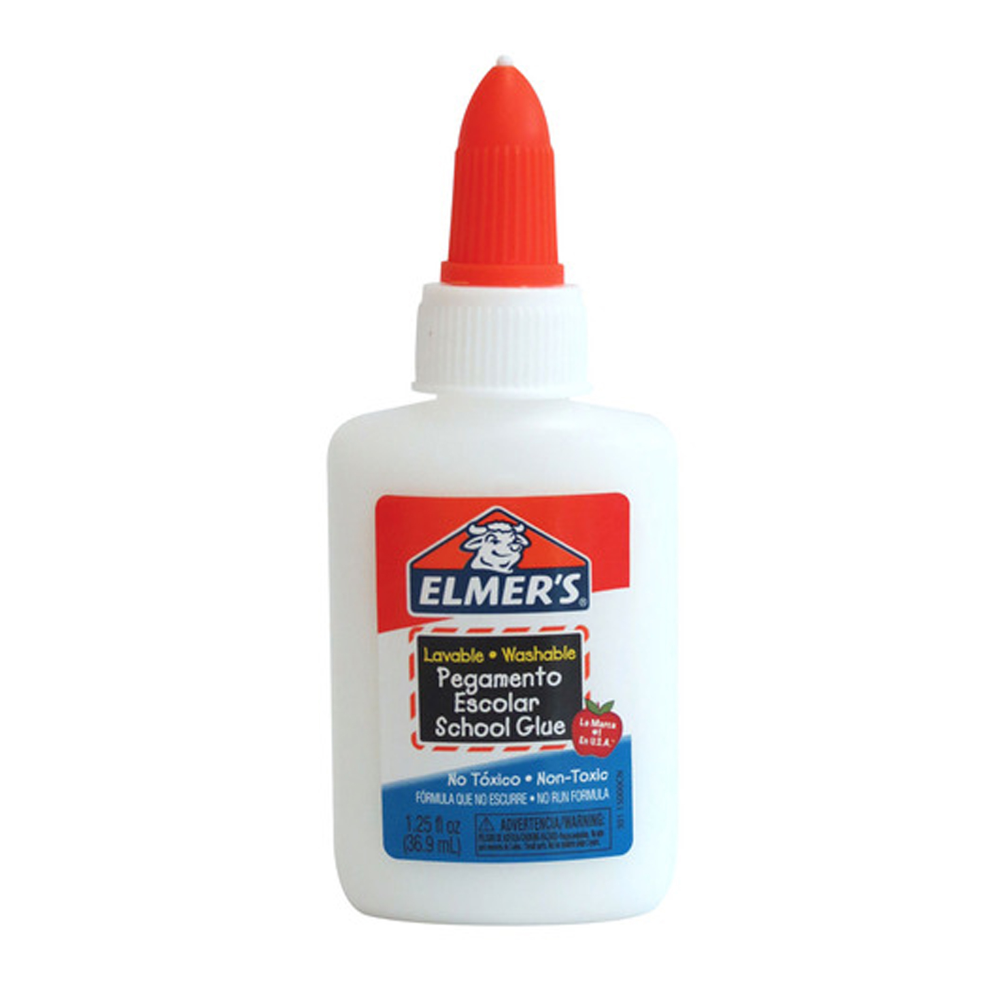 LM-Pegamento blanco SCHOOL GLUE ELMERS   Pegamento multiusos school glue elmers liquido blanco, botella con 36.9 ml, ideal para los trabajos escolares, manualidades, reparaciones en casa, carton, madera, ceramica, tela, etc; pegamento lider en estados unidos.                                      Pegamento liquido blanco de 36.9ml 1pza  - E301LALMR