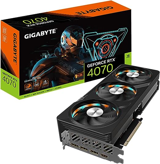 GPU GIGABYTE GEFORCE RTX 4070 GAMING OC 12G GDDR6X GV-N4070GAMING OC-12GD G10 - GV-N4070GAMING OC-12GD G10