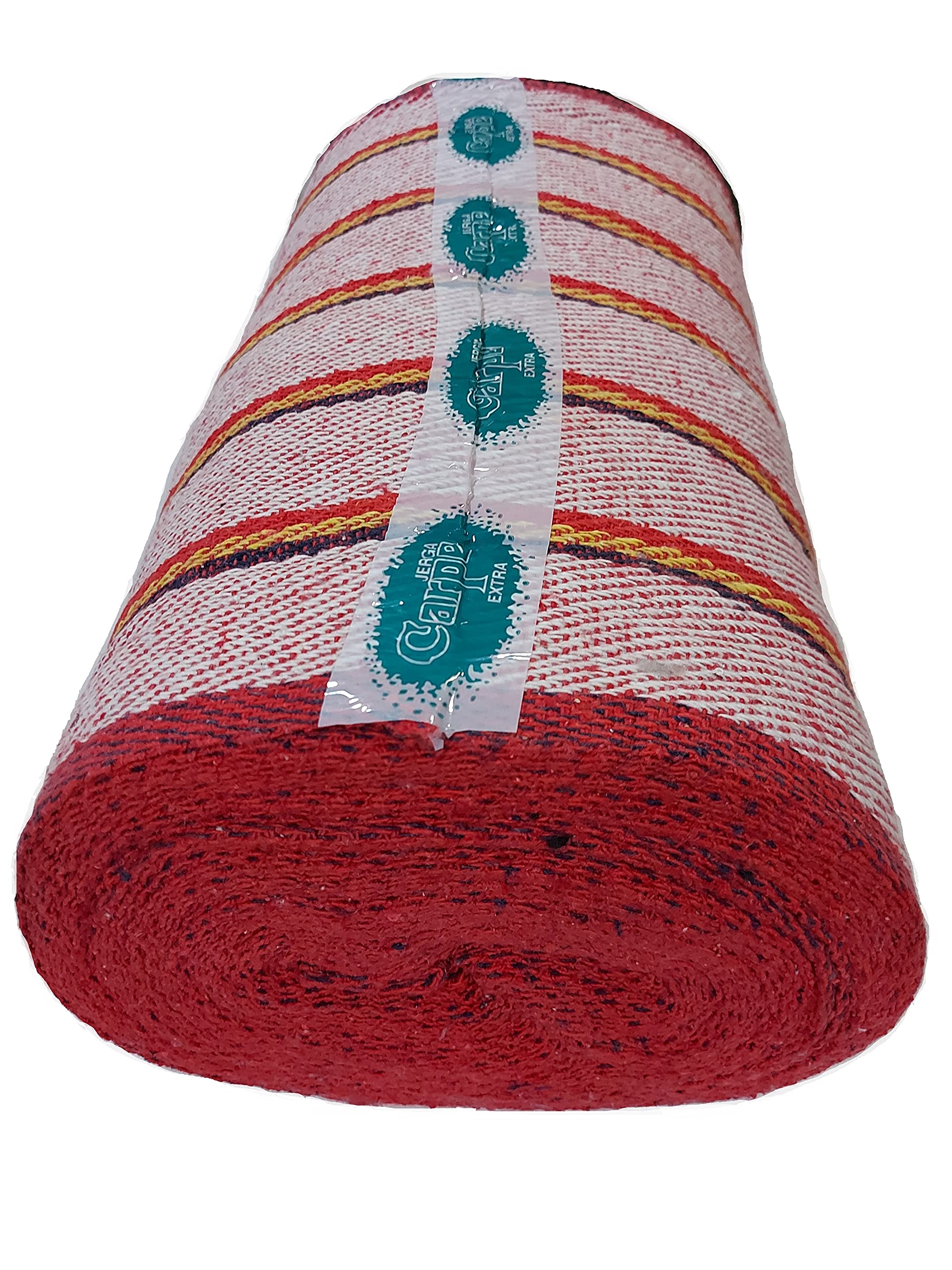 Jerga popular carpe color roja           Rollo de jerga roja marca Carpe. Medida: largo de 25 m, ancho de 50 cm, (25m x 50 cm).                                                                                                                                                                          .                                        - CARPE