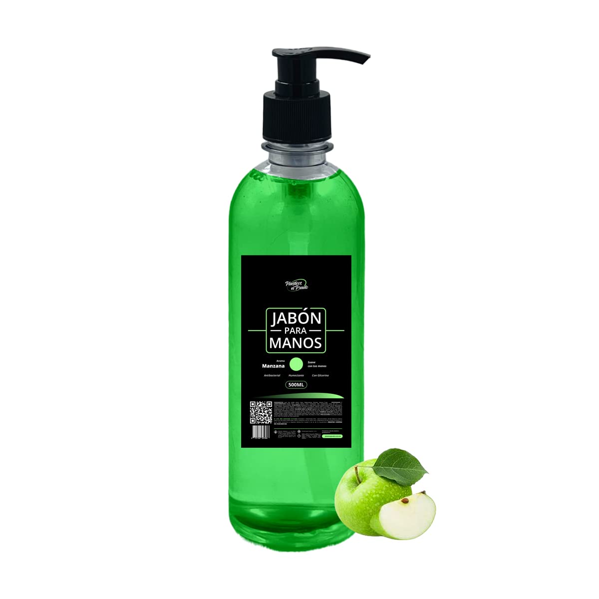 Jabon para manos sanitizante Imperial ar Líquido para manos, aroma manzana verde. botella con 500ml para una correcta limpieza, y cuidado de la piel., uso industrial, institucional y hospitalario especificaciones conforme a la norma y metodo de prueba nmx k 633 normex 200                         oma manzana 500 ml                       - 9876540015009