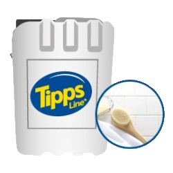 Limpiador Tipps line sarricida para baño Sarricida desincrustante cuya efectiva fórmula remueve rapidamente sarro, escamas jabonosas y depositos alcalinos. util para todas las superficies porcelanizadas (tazas, tanques, albercas y mas), bidon de 5 Lt.                                              s 5 Lt.                                  - QUI0242TL