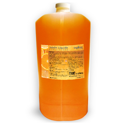 Jabon para manos sanitizante Imperial ar Líquido para manos, aroma mar fresco. botella con 5l para una correcta limpieza, y cuidado de la piel., uso industrial, institucional y hospitalario especificaciones conforme a la norma y metodo de prueba nmx k 633 normex 200                               oma mar fresco 5 Lt.                     - IMPERIAL