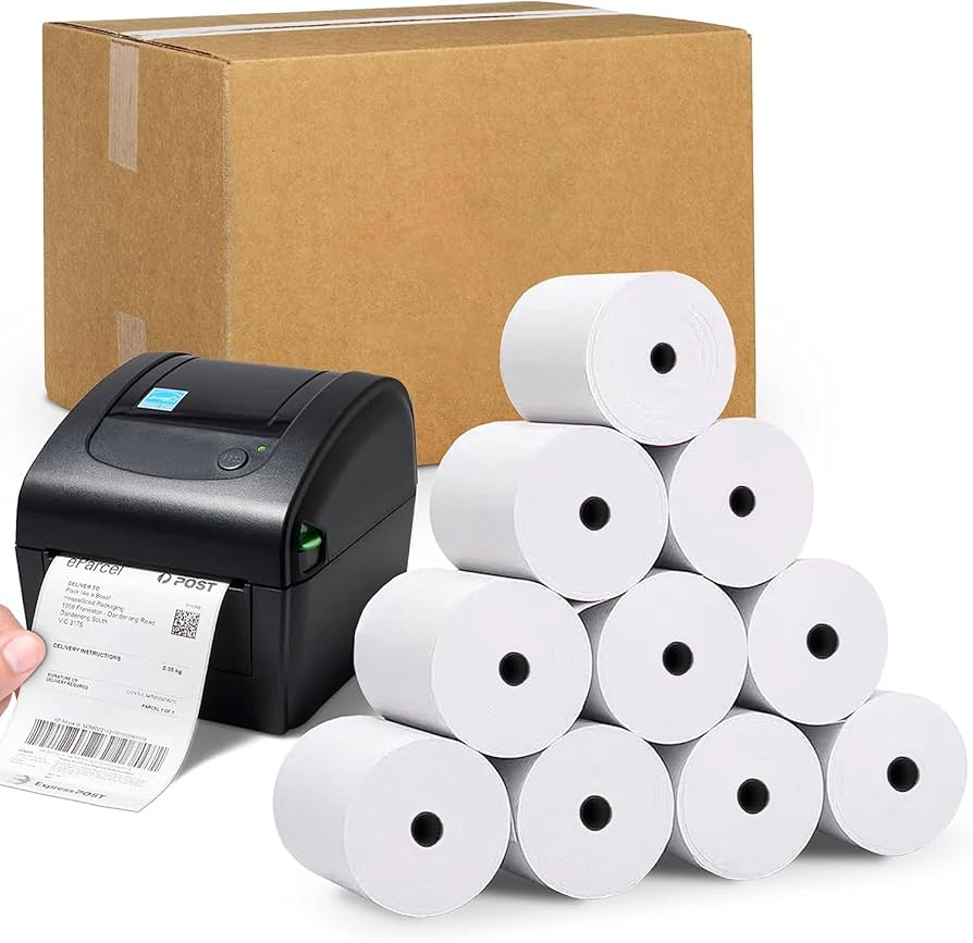 Rollos De Papel Térmico 80x70mm Negro Impresora - PA-0045